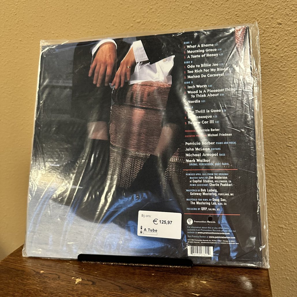 Patricia Barber - Cafe Blue | 180 Gram HQ Adudiophile HQ 2 LP - 33 1/3  RPM