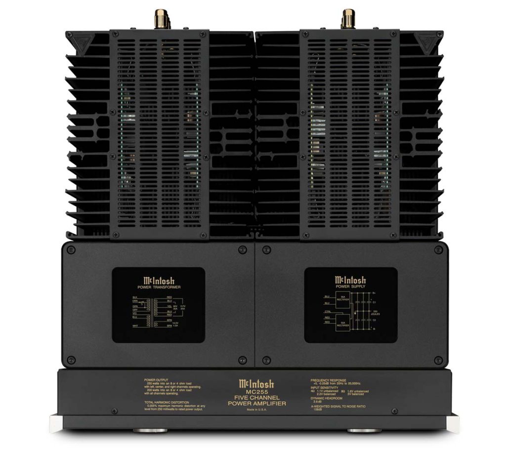 McIntosh MC255 - 5 kanaal Solid State Amp.