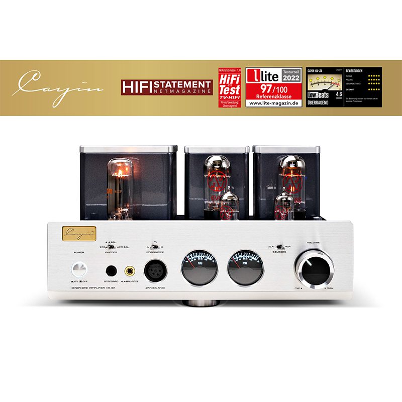 Cayin HA-3A Headphone Amp EU Type Zilver (nieuw in doos)