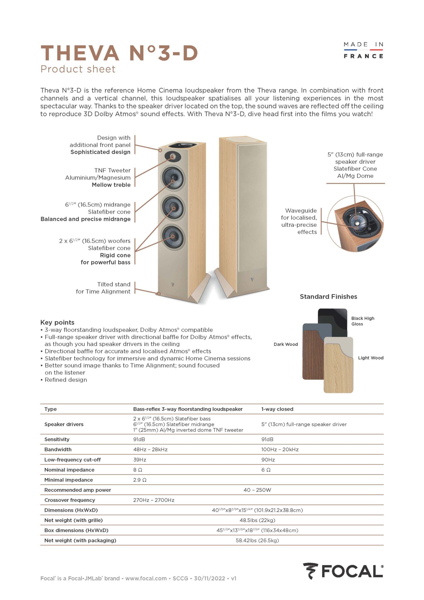 Focal Theva N°3-D
