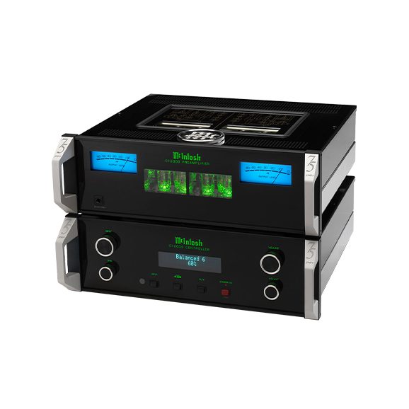 MCINTOSH C12000 2-CHANNEL SOLID STATE AND VACUUM TUBE PREAMPLIFIER 75TH ANNIVERSARY EDITION