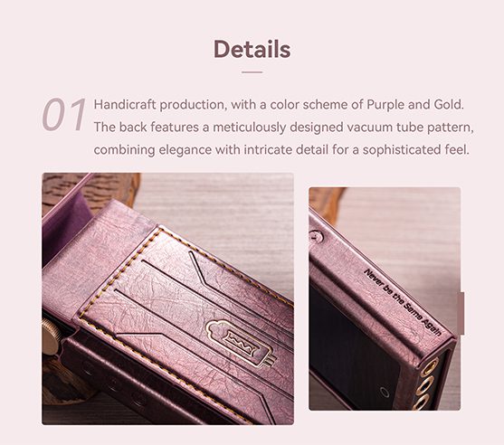 Cayin N3 Ultra Leather Case - Purple