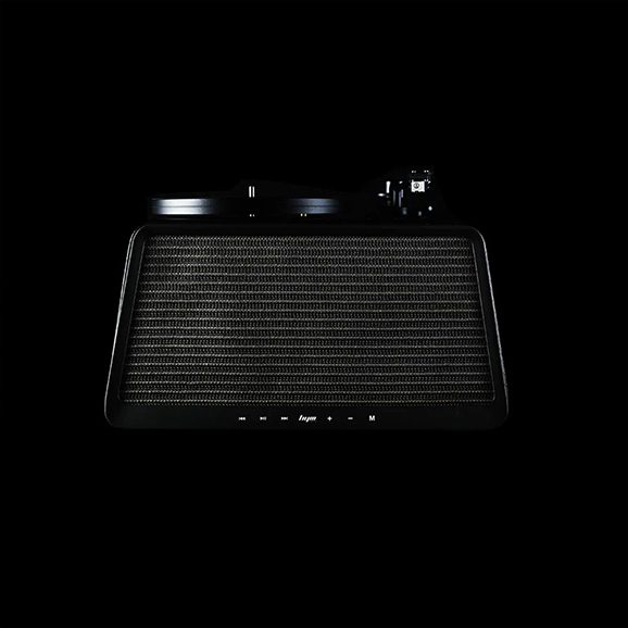 HYM Seed Turntable Black Leather