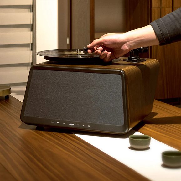 HYM Seed turntable Walnut
