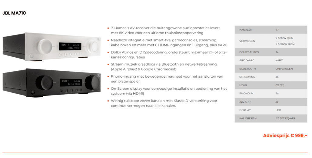 JBL MA710