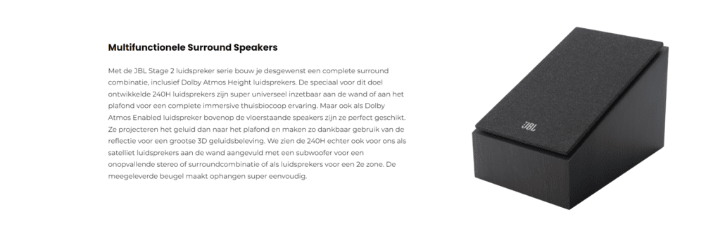 JBL Stage 2 - 250B