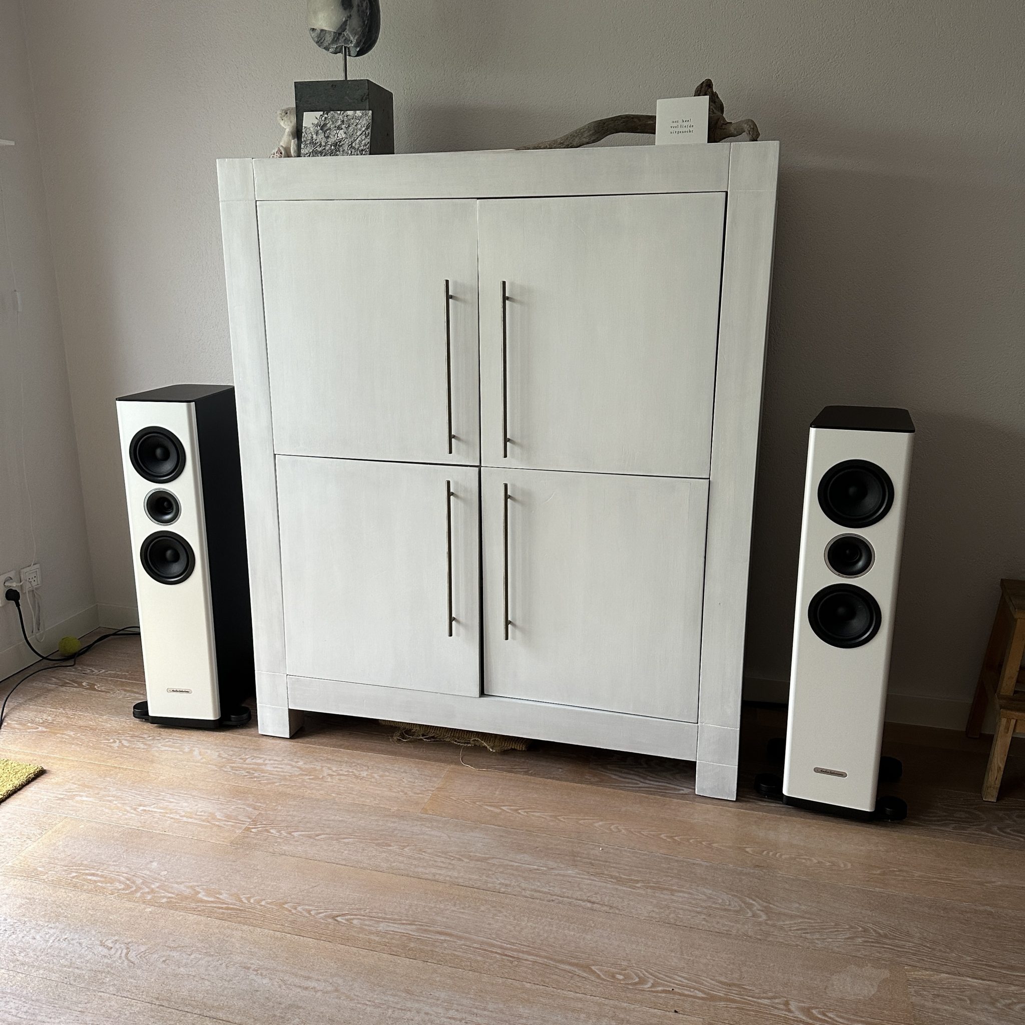 Audio Solutions Overture O303F, Yamaha R-N2000A en Technics SL-1500C