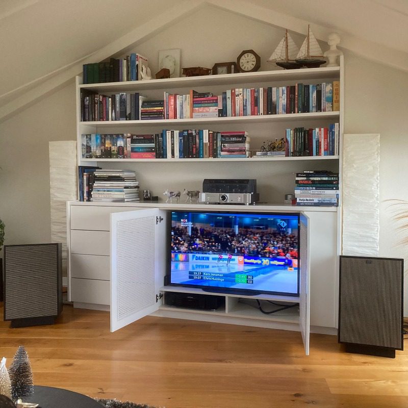 Super fijne set voor op zolder met Klipsch Heresy IV en Cayin 300B