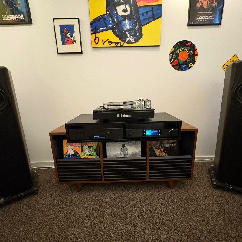 De heuse McIntosh MTI100 platenspeler, een echte all-in-one