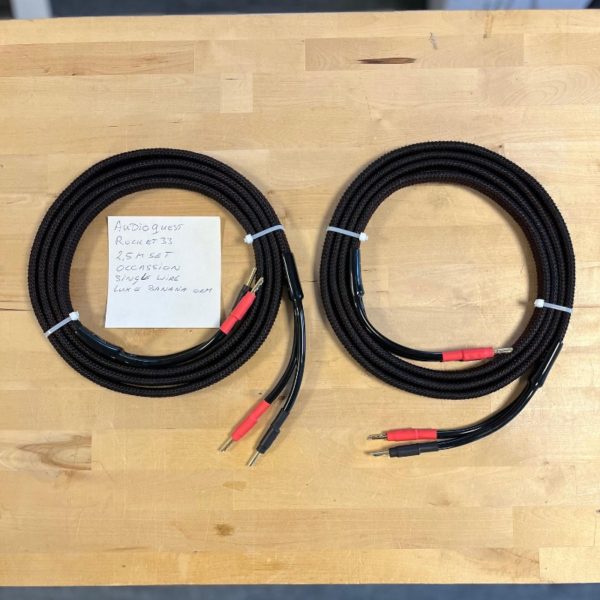 Audioquest Rocket 33 - Luidsprekerkabel (tijdelijk meerdere ex-demo sets beschikbaar!)