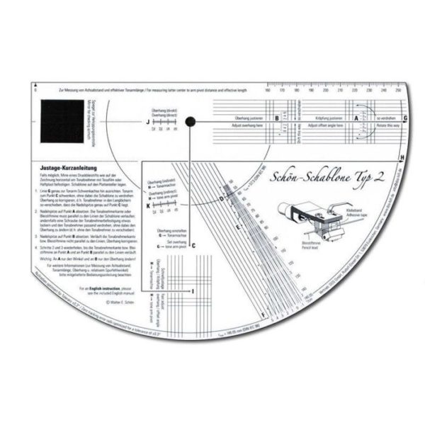 Tonar professional alignment protractor