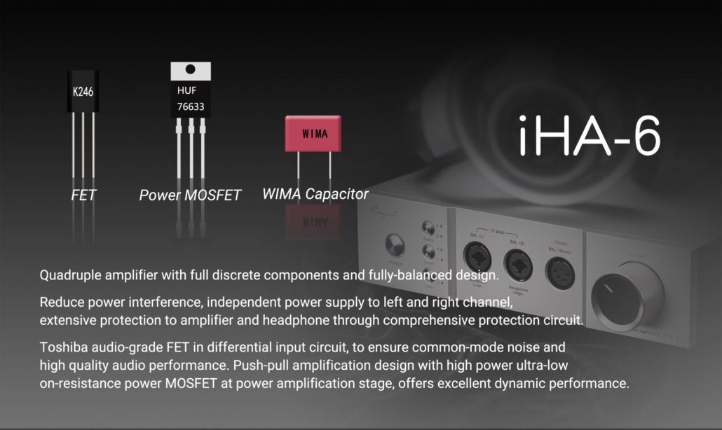 CAYIN iHA-6 headphone amp silver
