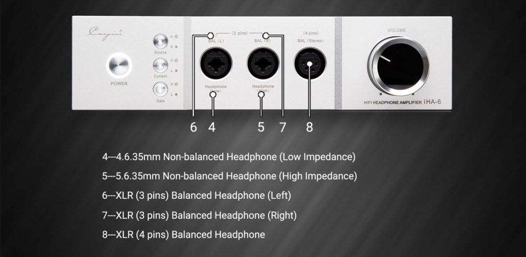 CAYIN iHA-6 headphone amp silver