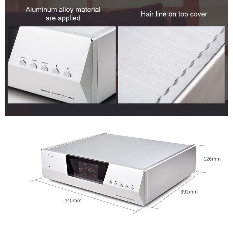 Cayin CS-100DAC buizen dac zilver (nieuw in doos)
