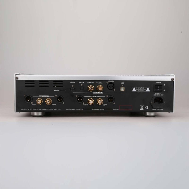Cayin CS-100DAC buizen dac zilver (nieuw in doos)