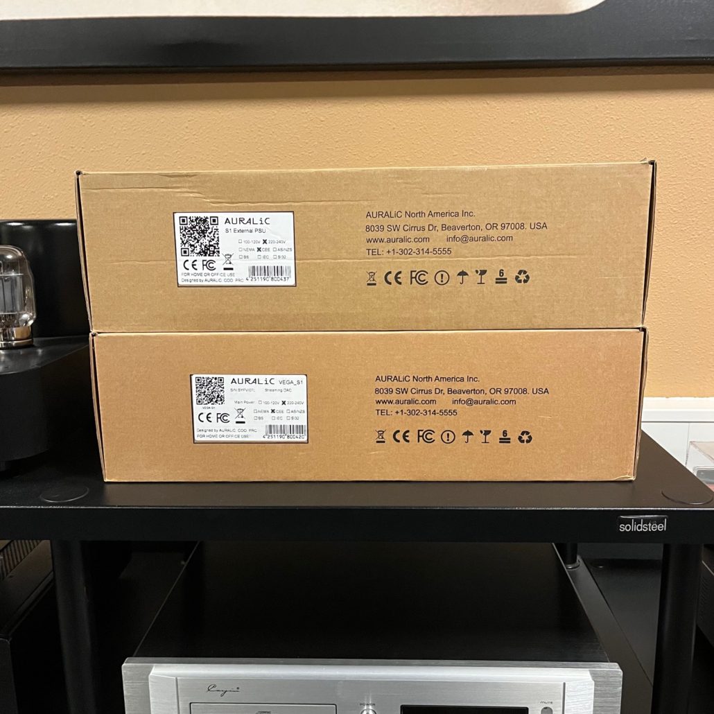 Auralic VEGA S1 streaming DAC en PSU