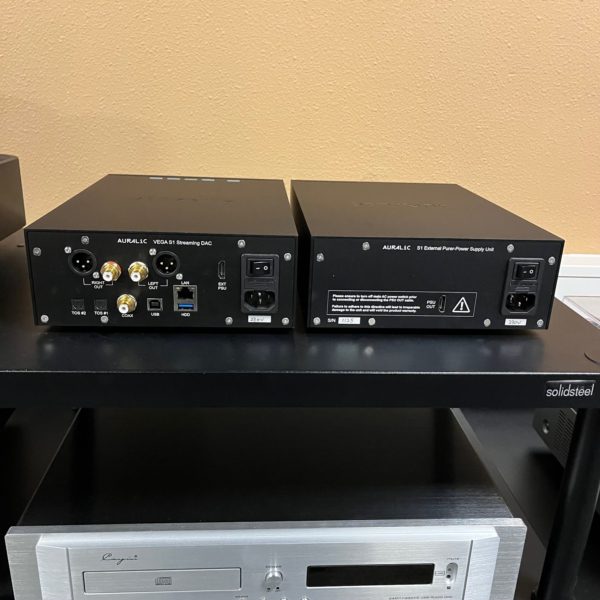 Auralic VEGA S1 streaming DAC en PSU (occasion)