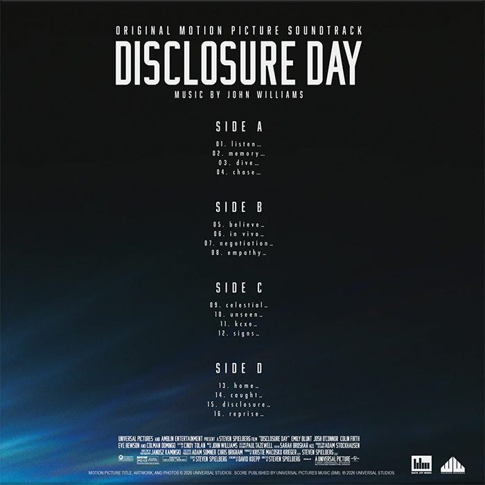 John Williams Disclosure Day – Vinyl Soundtrack