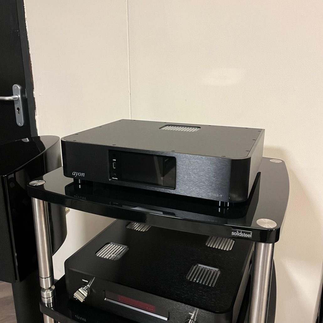 Ayon Audio S-10II-T buizen streamer transport zwart