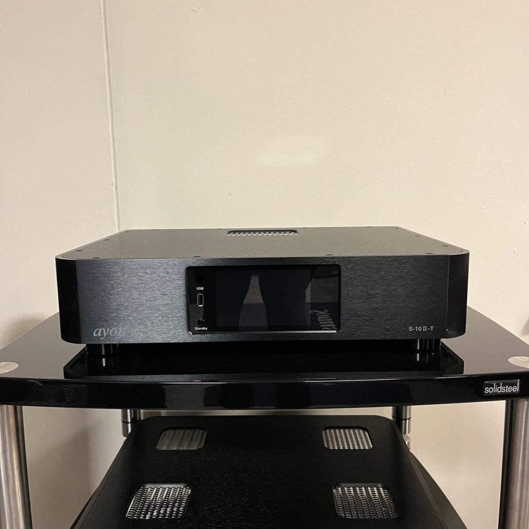 Ayon Audio S-10II-T buizen streamer transport zwart