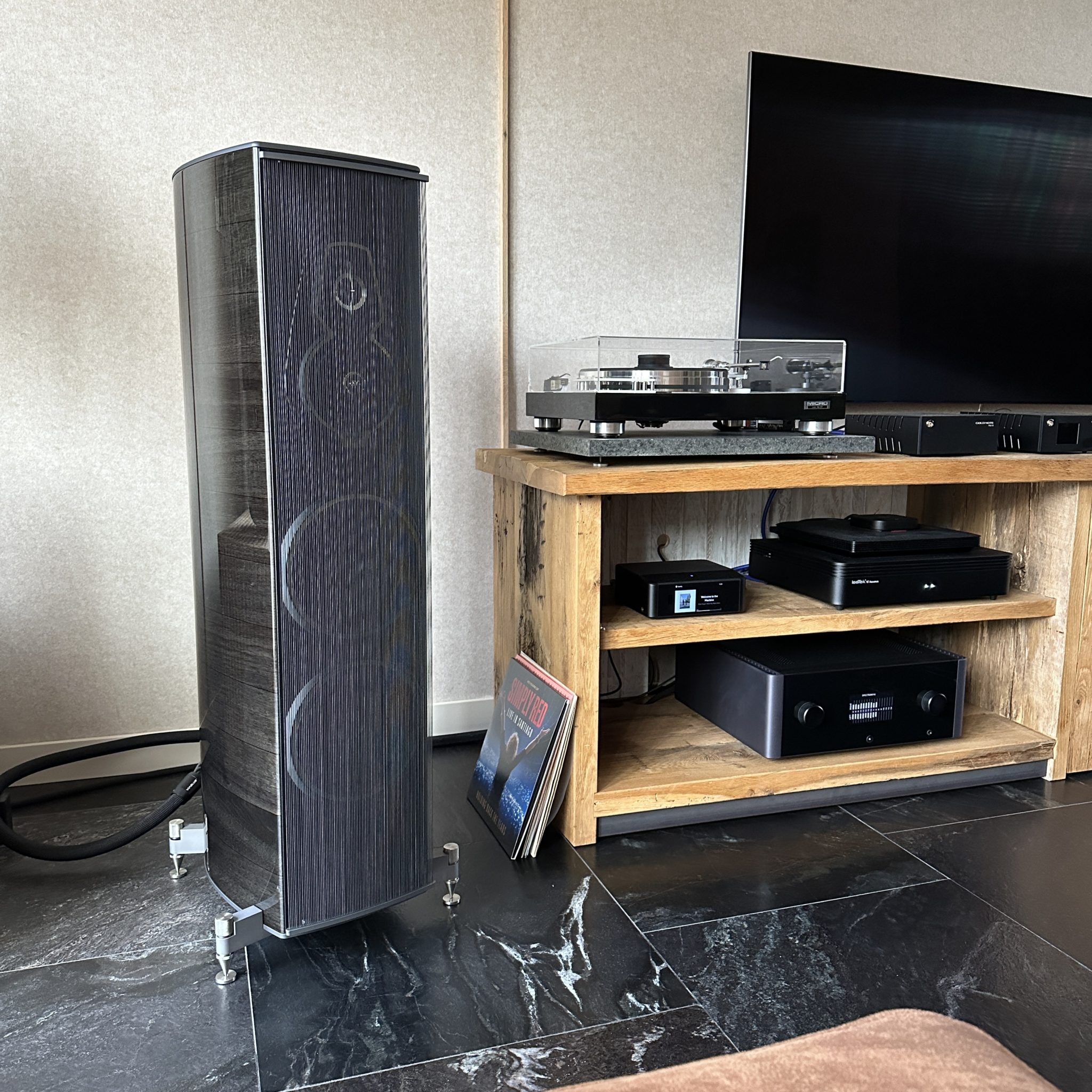 Prachtige set Sonus faber Amati G5 in Graphite naar Heerhugowaard